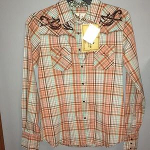 Plaid western shirt
